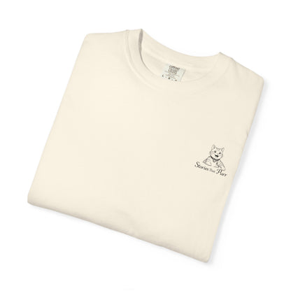 Cat Cuddle T-Shirt Illustrated Cat Hug Graphic Tee