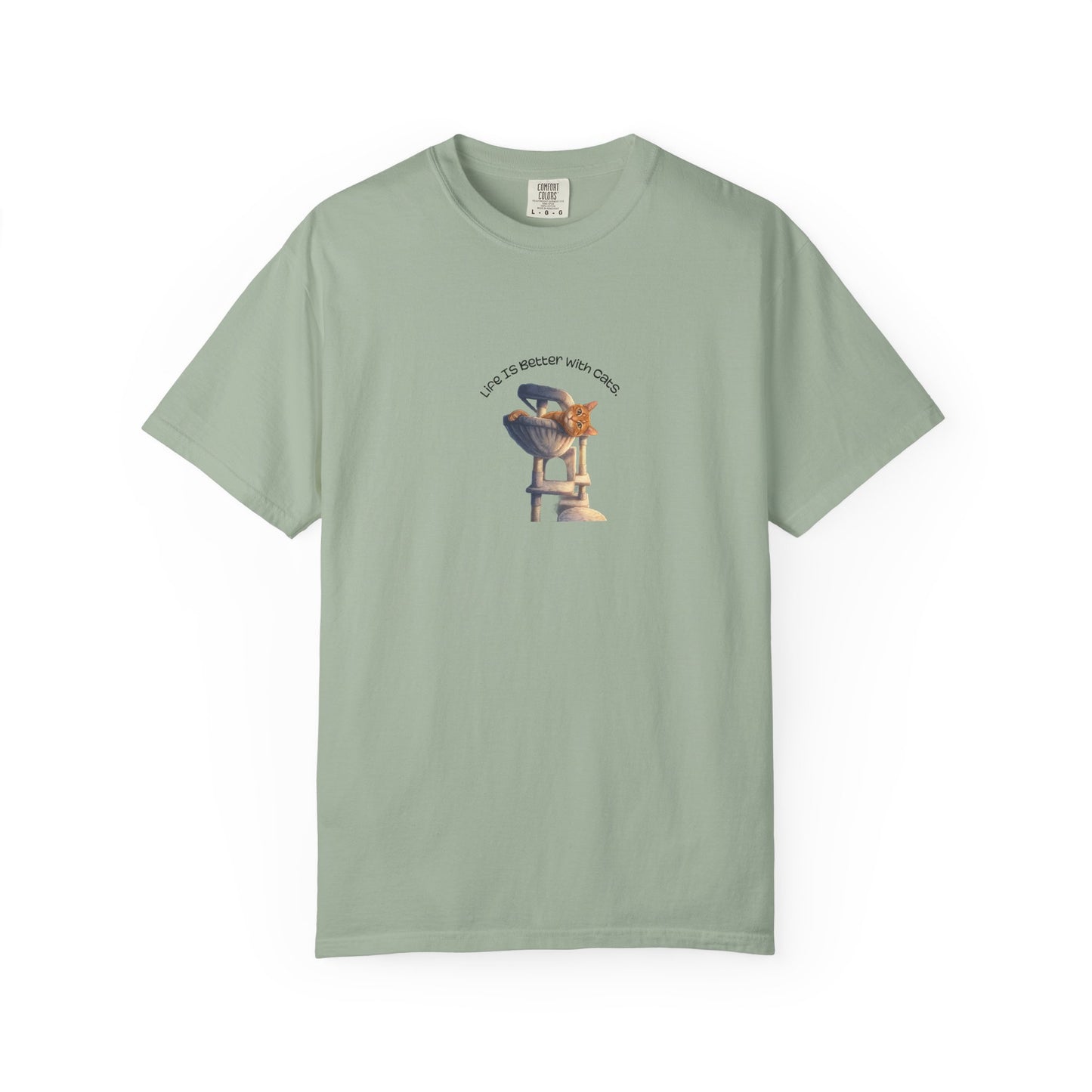 Life Is Better With Cats T-Shirt Cat Lover Graphic Tee