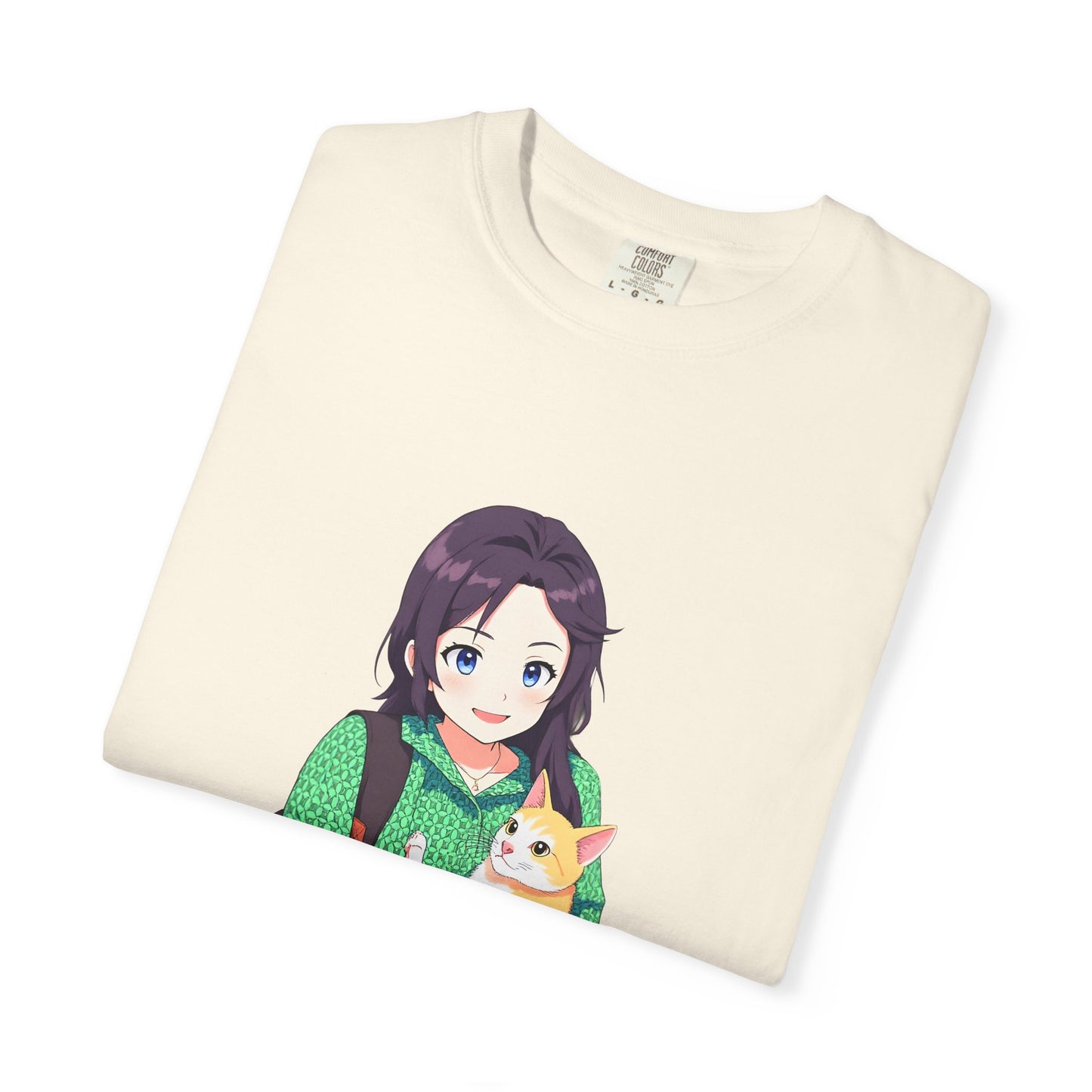 Forever Together Girl & Cat Graphic Tee | Cute Cat Lover T-Shirt