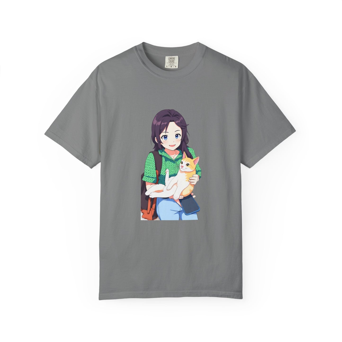 Forever Together Girl & Cat Graphic Tee | Cute Cat Lover T-Shirt