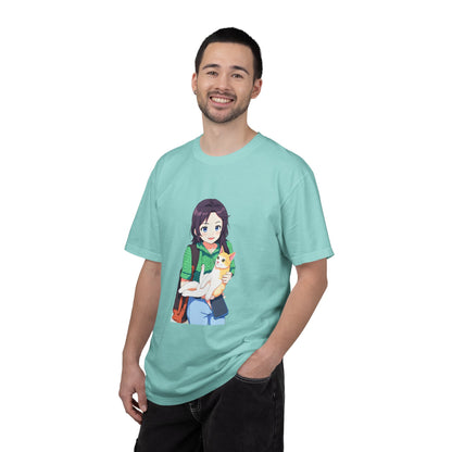 Forever Together Girl & Cat Graphic Tee | Cute Cat Lover T-Shirt