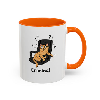 Criminal Cat Boss Mug Funny Cat Coffee Mug | Cat Lover Gift