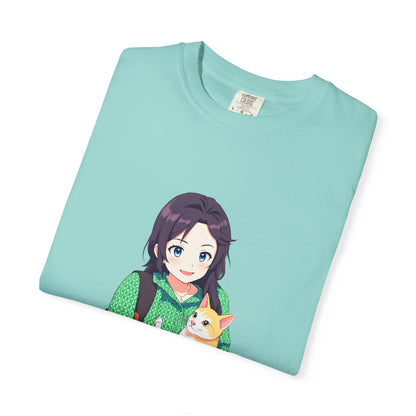Forever Together Girl & Cat Graphic Tee | Cute Cat Lover T-Shirt