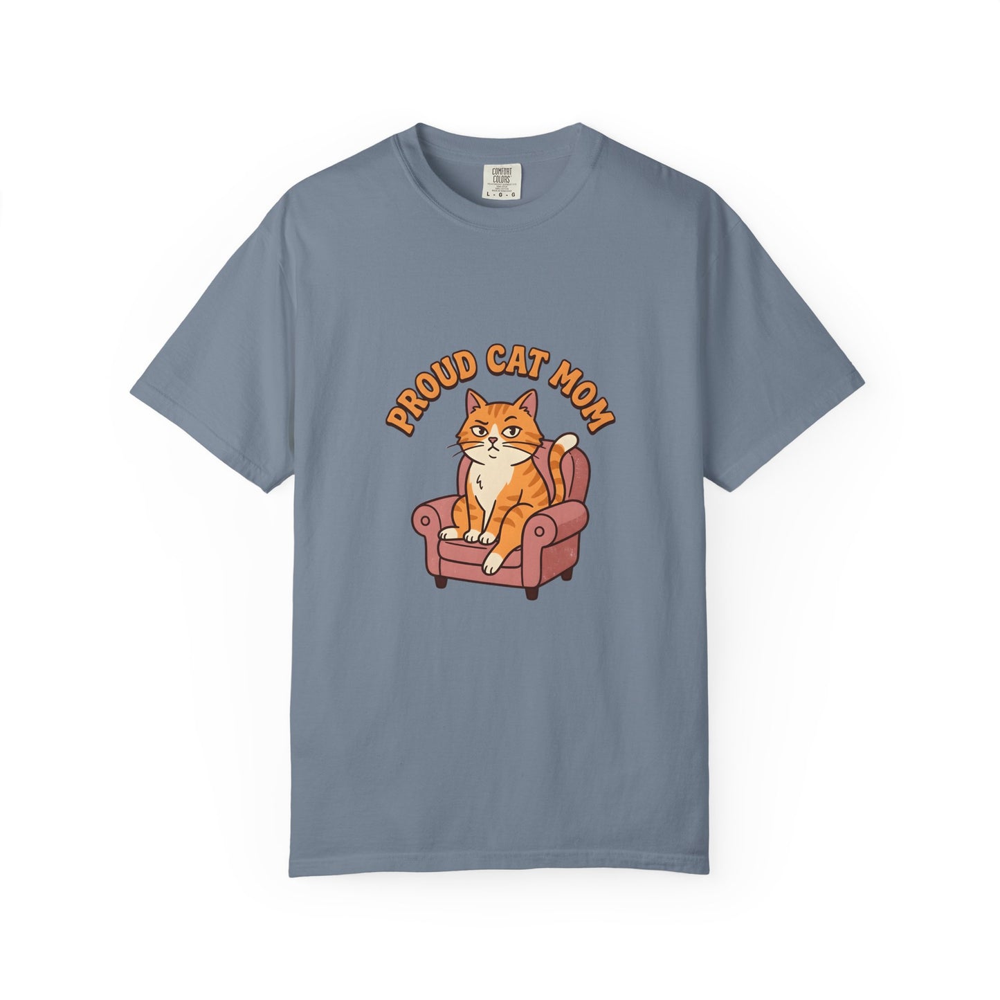 Proud Cat Mom Shirt, Funny Ginger Cat Tee, Cat Mom Gift, Orange Tabby Cat Lover Shirt, Cat Mom Birthday Gift, Cute Cat Graphic Tee