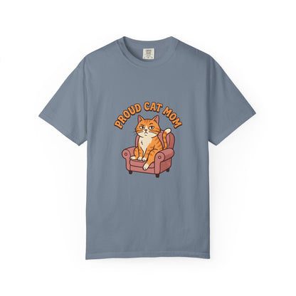 Proud Cat Mom Shirt, Funny Ginger Cat Tee, Cat Mom Gift, Orange Tabby Cat Lover Shirt, Cat Mom Birthday Gift, Cute Cat Graphic Tee