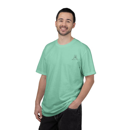 Cat Cuddle T-Shirt Illustrated Cat Hug Graphic Tee
