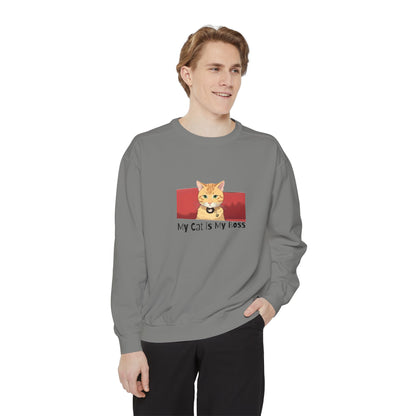 My Cat Is My Boss - Garment Dyed Cotton Blend