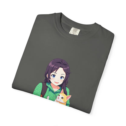 Forever Together Girl & Cat Graphic Tee | Cute Cat Lover T-Shirt