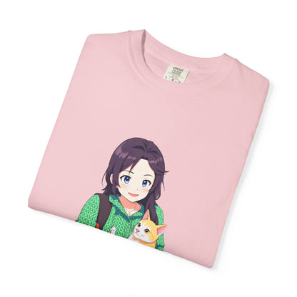 Forever Together Girl & Cat Graphic Tee | Cute Cat Lover T-Shirt