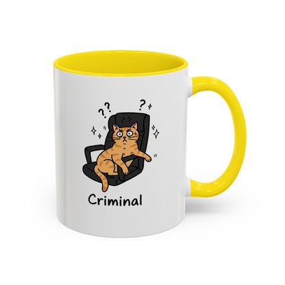 Criminal Cat Boss Mug Funny Cat Coffee Mug | Cat Lover Gift