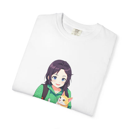 Forever Together Girl & Cat Graphic Tee | Cute Cat Lover T-Shirt