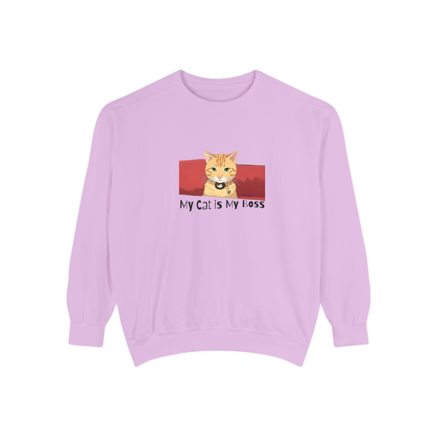 My Cat Is My Boss - Garment Dyed Cotton Blend