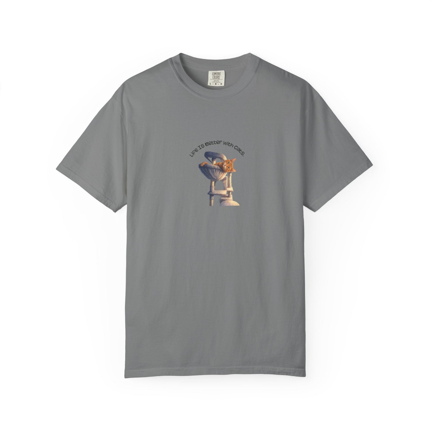 Life Is Better With Cats T-Shirt Cat Lover Graphic Tee