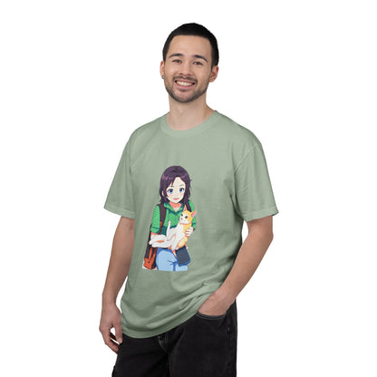 Forever Together Girl & Cat Graphic Tee | Cute Cat Lover T-Shirt