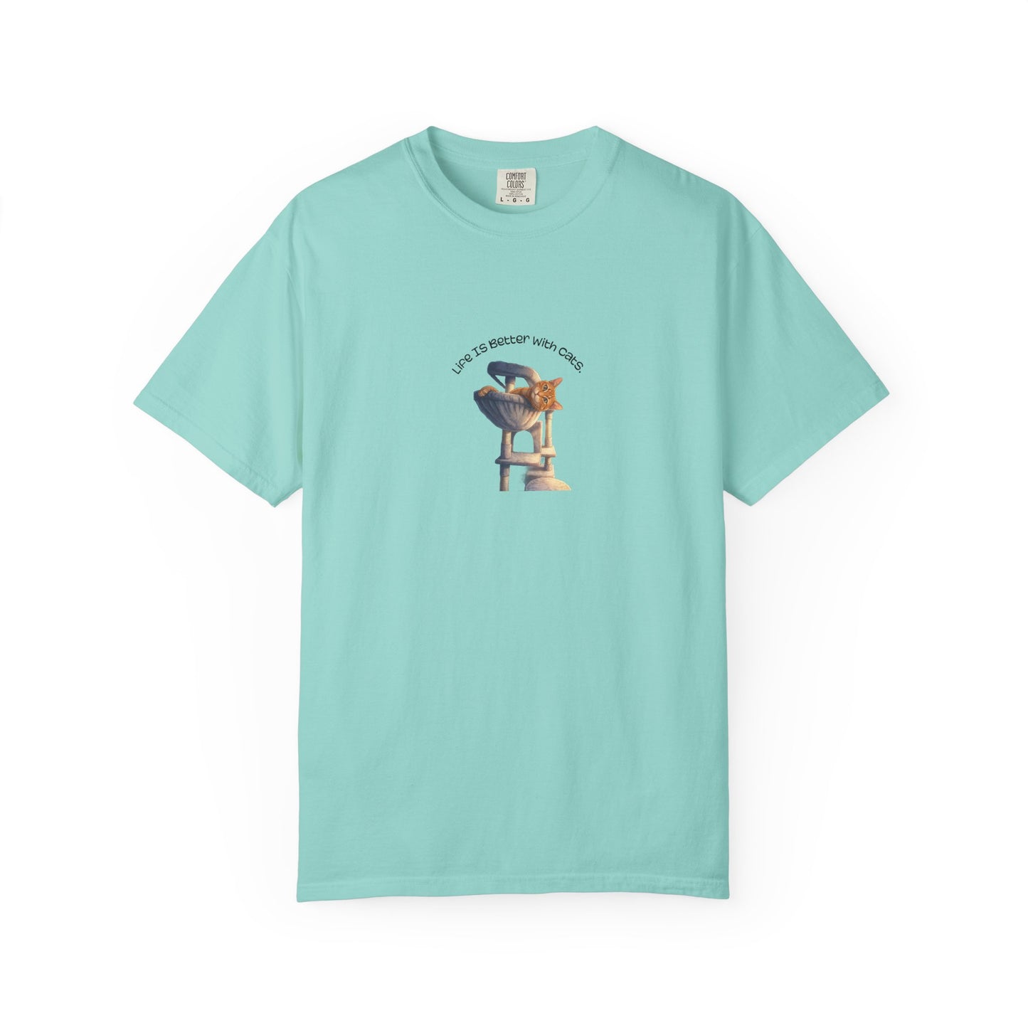 Life Is Better With Cats T-Shirt Cat Lover Graphic Tee