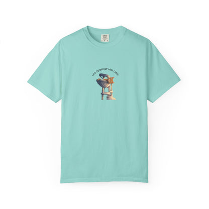 Life Is Better With Cats T-Shirt Cat Lover Graphic Tee