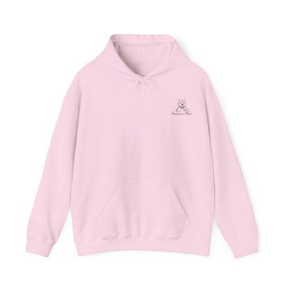 Cosy Cat Portrait Hoodie Sketch Cat Pullover | Cat Lover Gift | Unisex