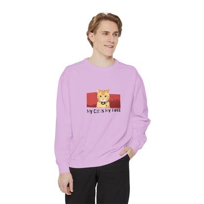 My Cat Is My Boss - Garment Dyed Cotton Blend