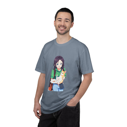 Forever Together Girl & Cat Graphic Tee | Cute Cat Lover T-Shirt