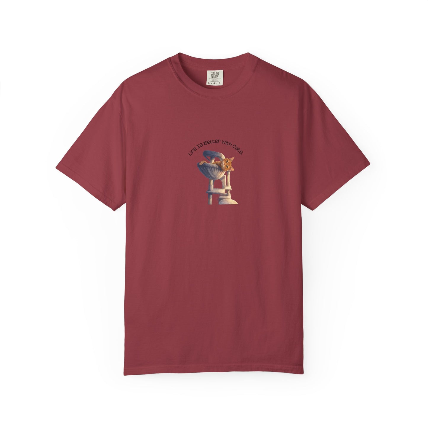 Life Is Better With Cats T-Shirt Cat Lover Graphic Tee