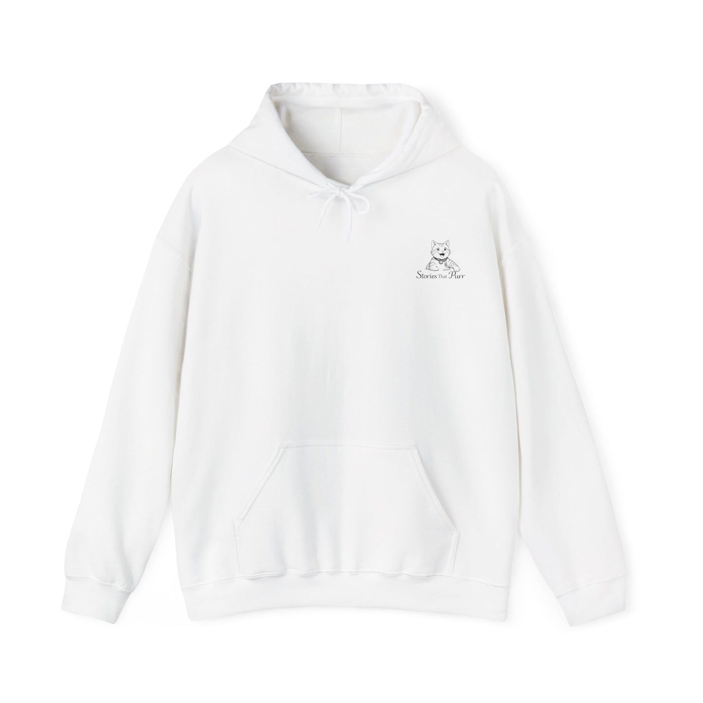 Cosy Cat Portrait Hoodie Sketch Cat Pullover | Cat Lover Gift | Unisex