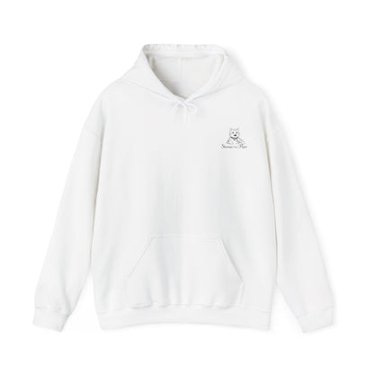 Cosy Cat Portrait Hoodie Sketch Cat Pullover | Cat Lover Gift | Unisex