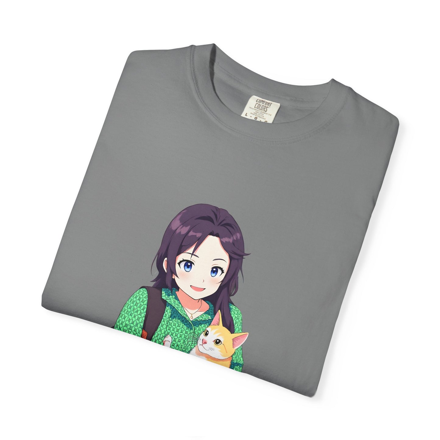 Forever Together Girl & Cat Graphic Tee | Cute Cat Lover T-Shirt