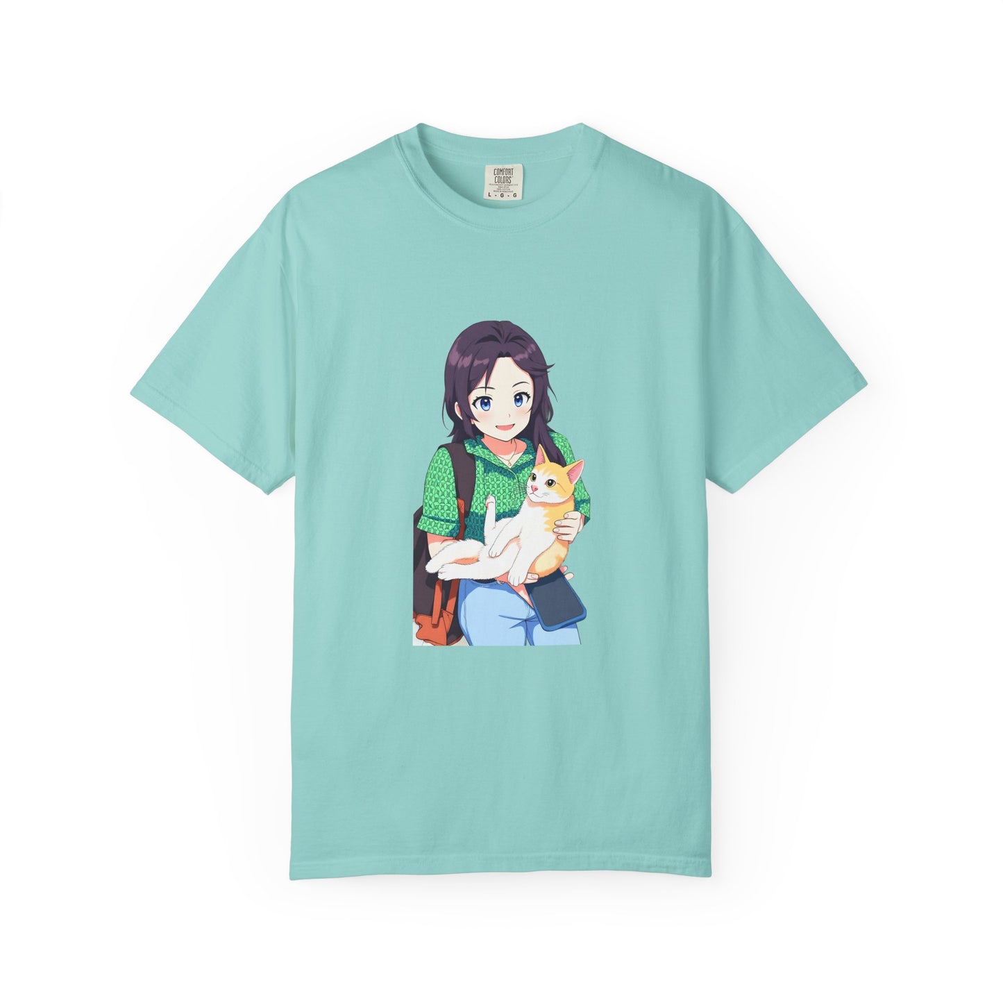 Forever Together Girl & Cat Graphic Tee | Cute Cat Lover T-Shirt