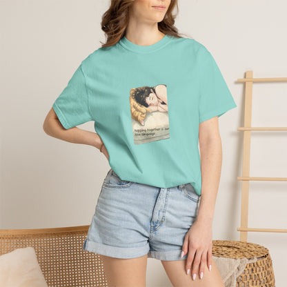 Vintage Graphic T-Shirt Happiness Together Retro Art Tee