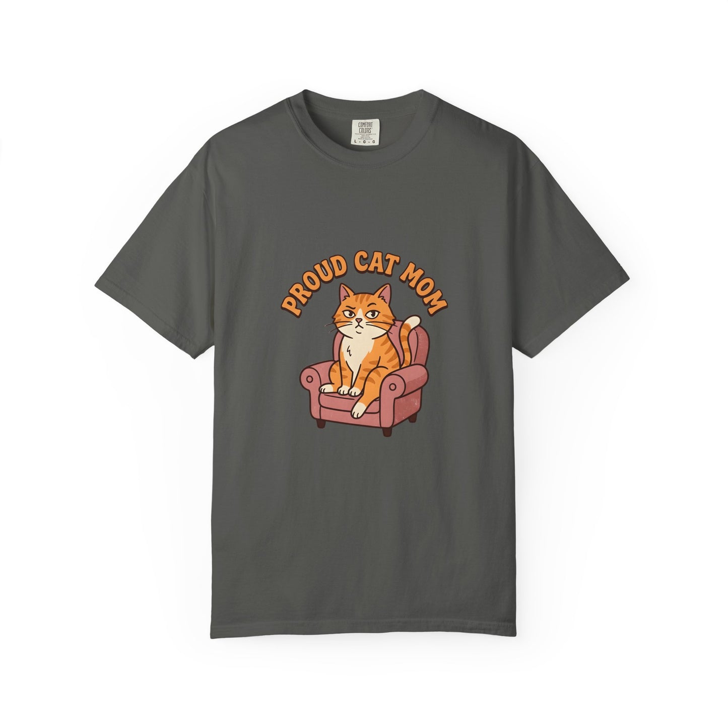 Proud Cat Mom Shirt, Funny Ginger Cat Tee, Cat Mom Gift, Orange Tabby Cat Lover Shirt, Cat Mom Birthday Gift, Cute Cat Graphic Tee