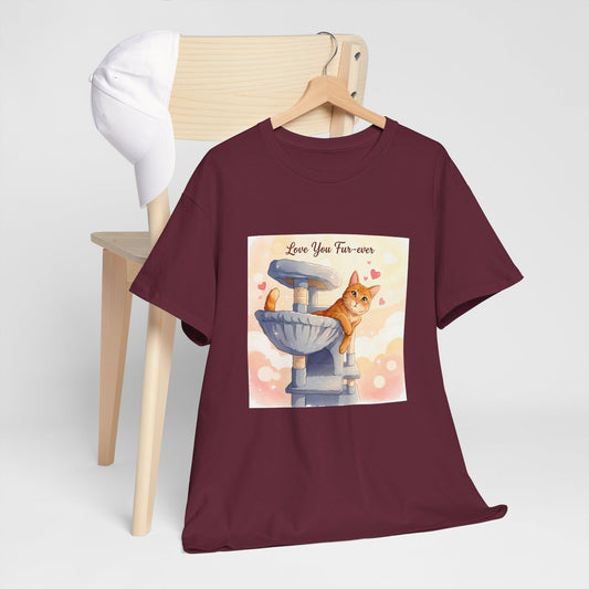 Love You Fur-Ever Premium Unisex Cat Tee