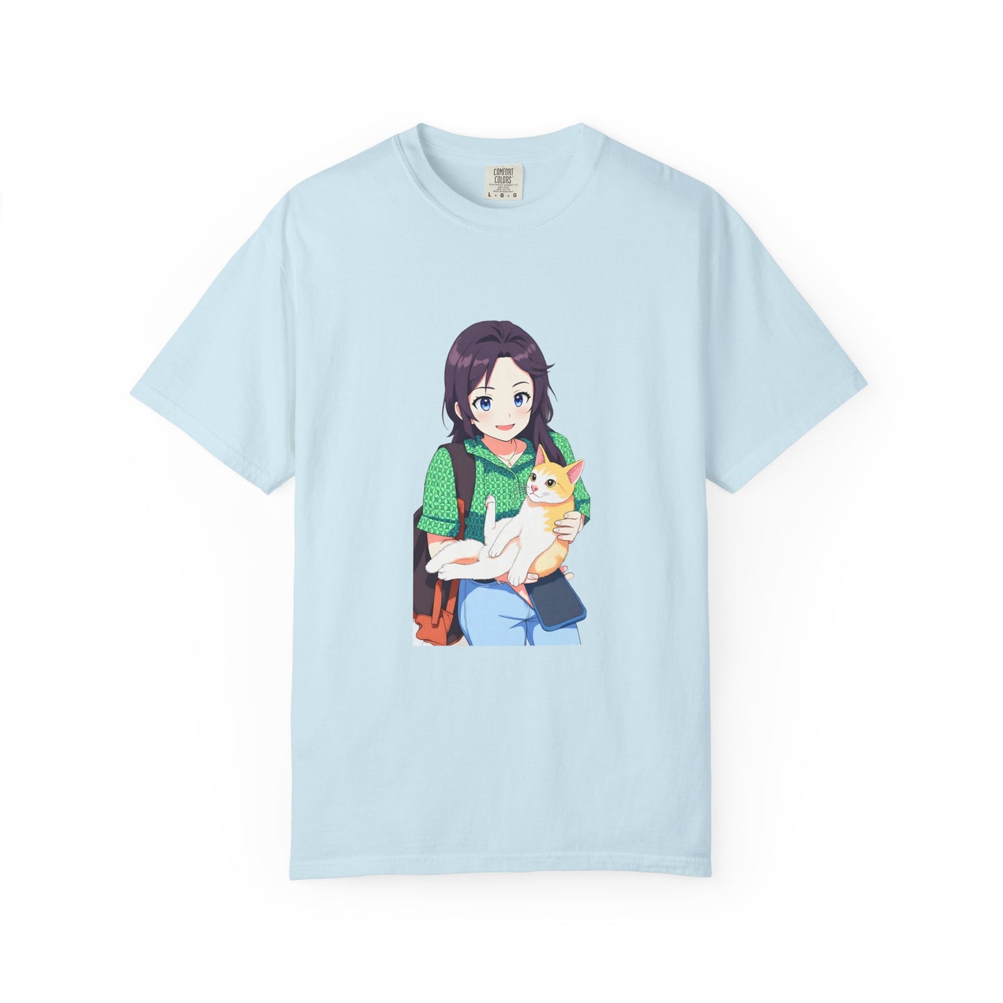 Forever Together Girl & Cat Graphic Tee | Cute Cat Lover T-Shirt