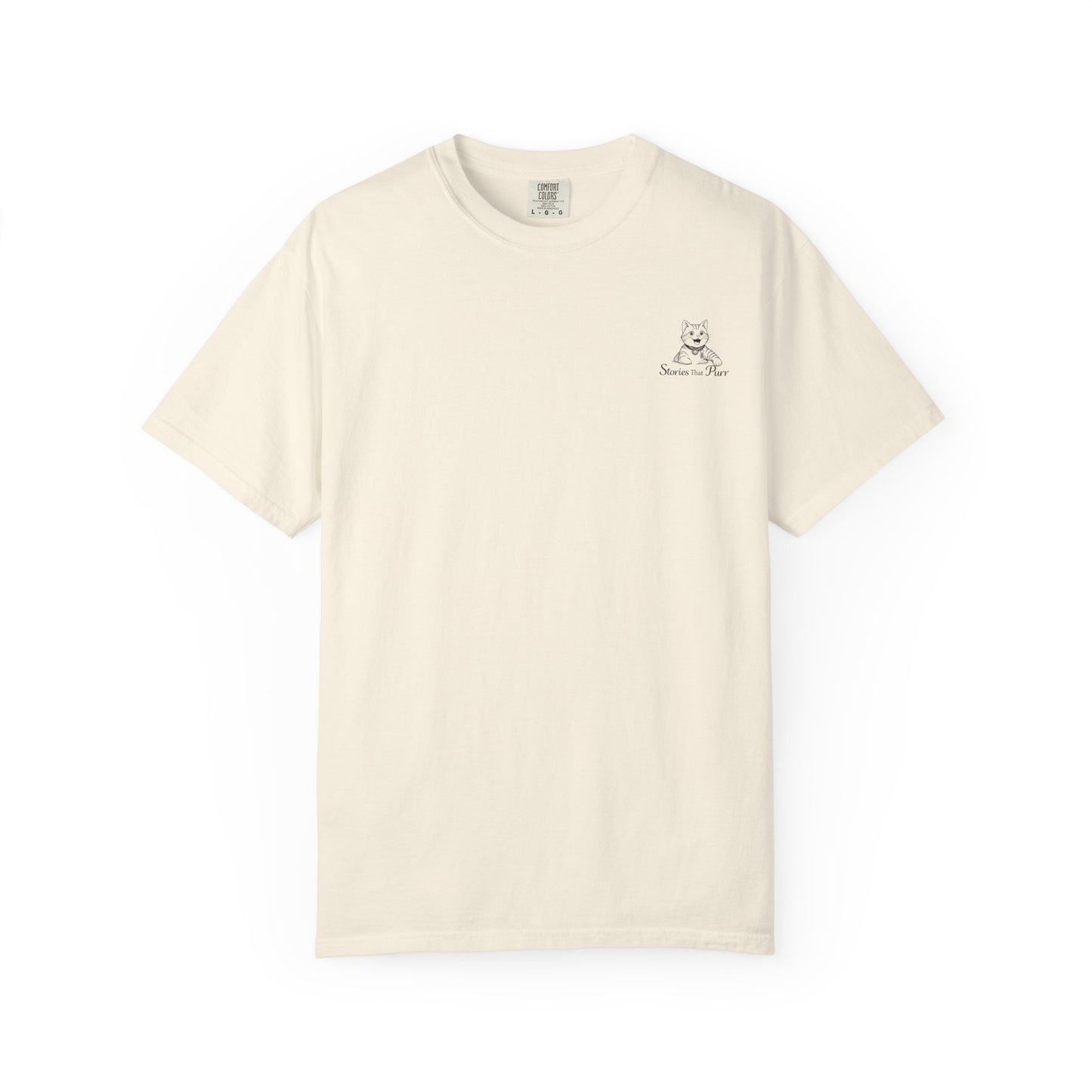Cat Cuddle T-Shirt Illustrated Cat Hug Graphic Tee