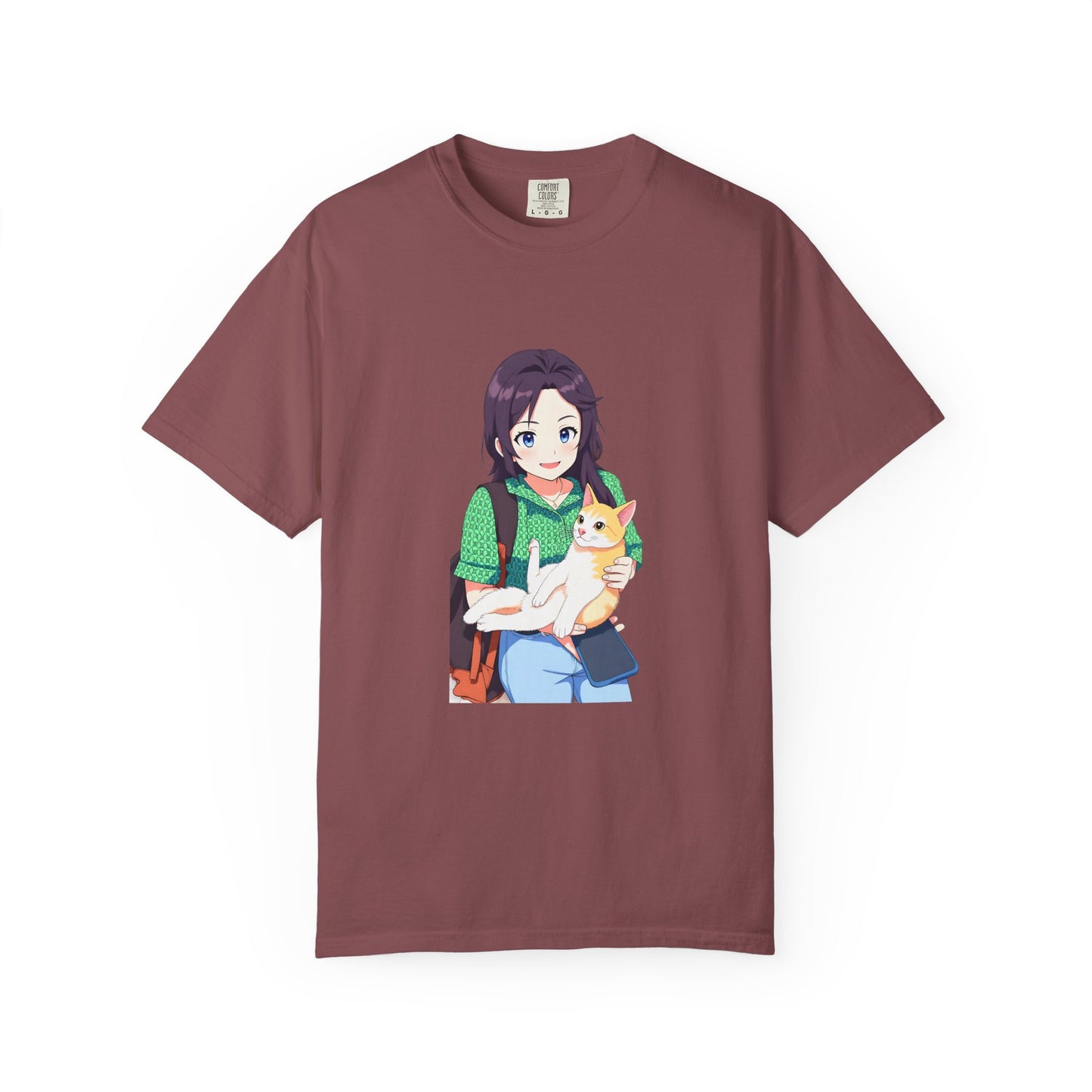 Forever Together Girl & Cat Graphic Tee | Cute Cat Lover T-Shirt