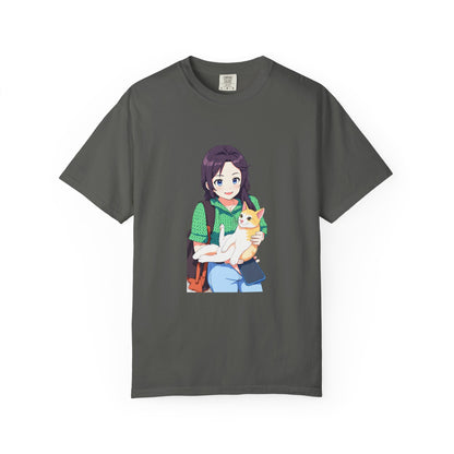 Forever Together Girl & Cat Graphic Tee | Cute Cat Lover T-Shirt