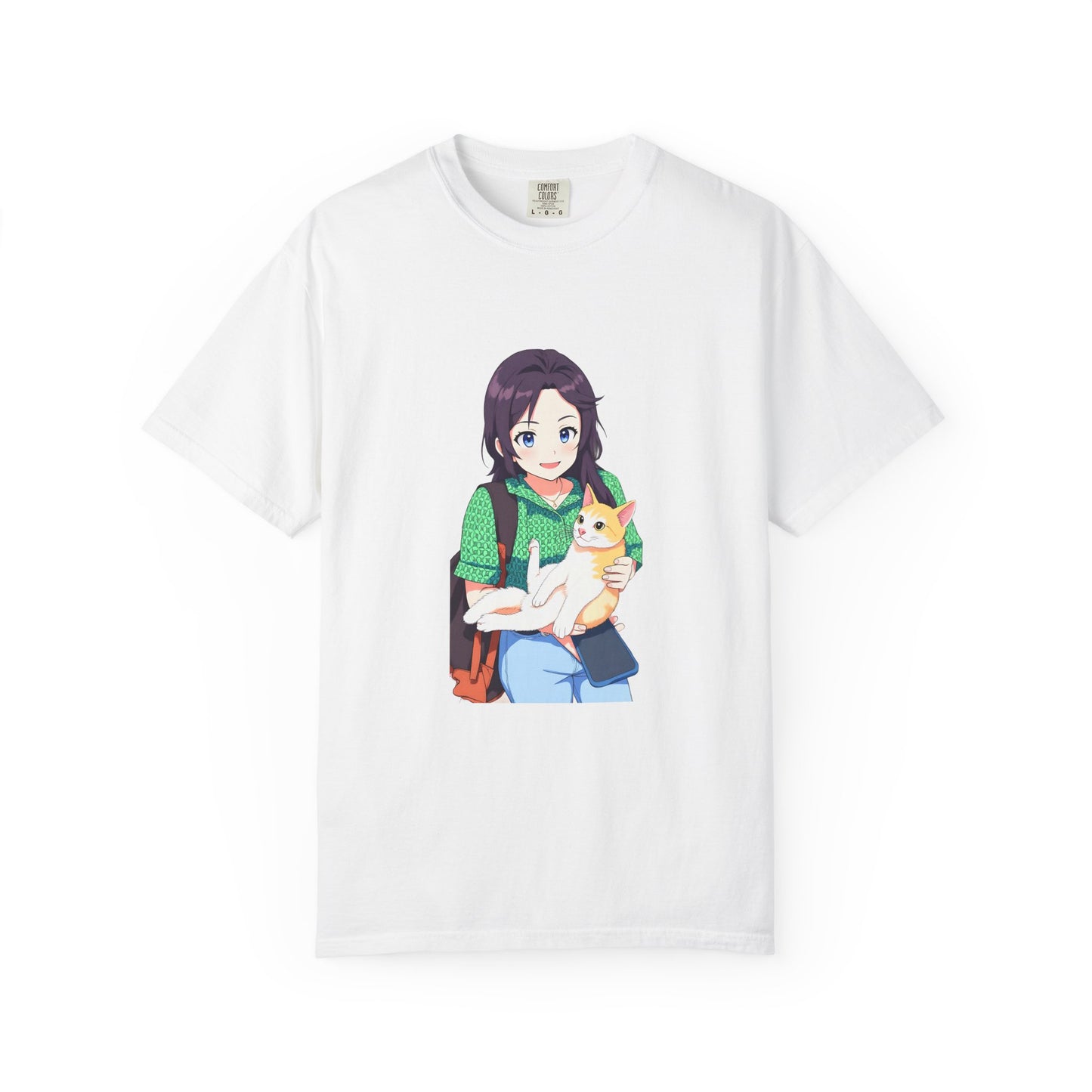 Forever Together Girl & Cat Graphic Tee | Cute Cat Lover T-Shirt