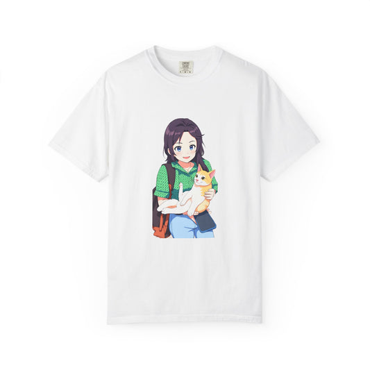 Forever Together – Girl & Cat Graphic Tee