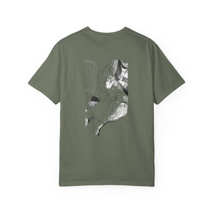 Cat Cuddle T-Shirt Illustrated Cat Hug Graphic Tee