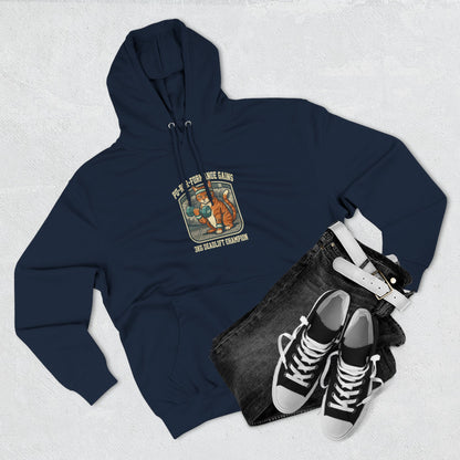 Purrformance Gains Funny Buff Cat Gym Hoodie | Cat Lover Gift | Fleece Pullover