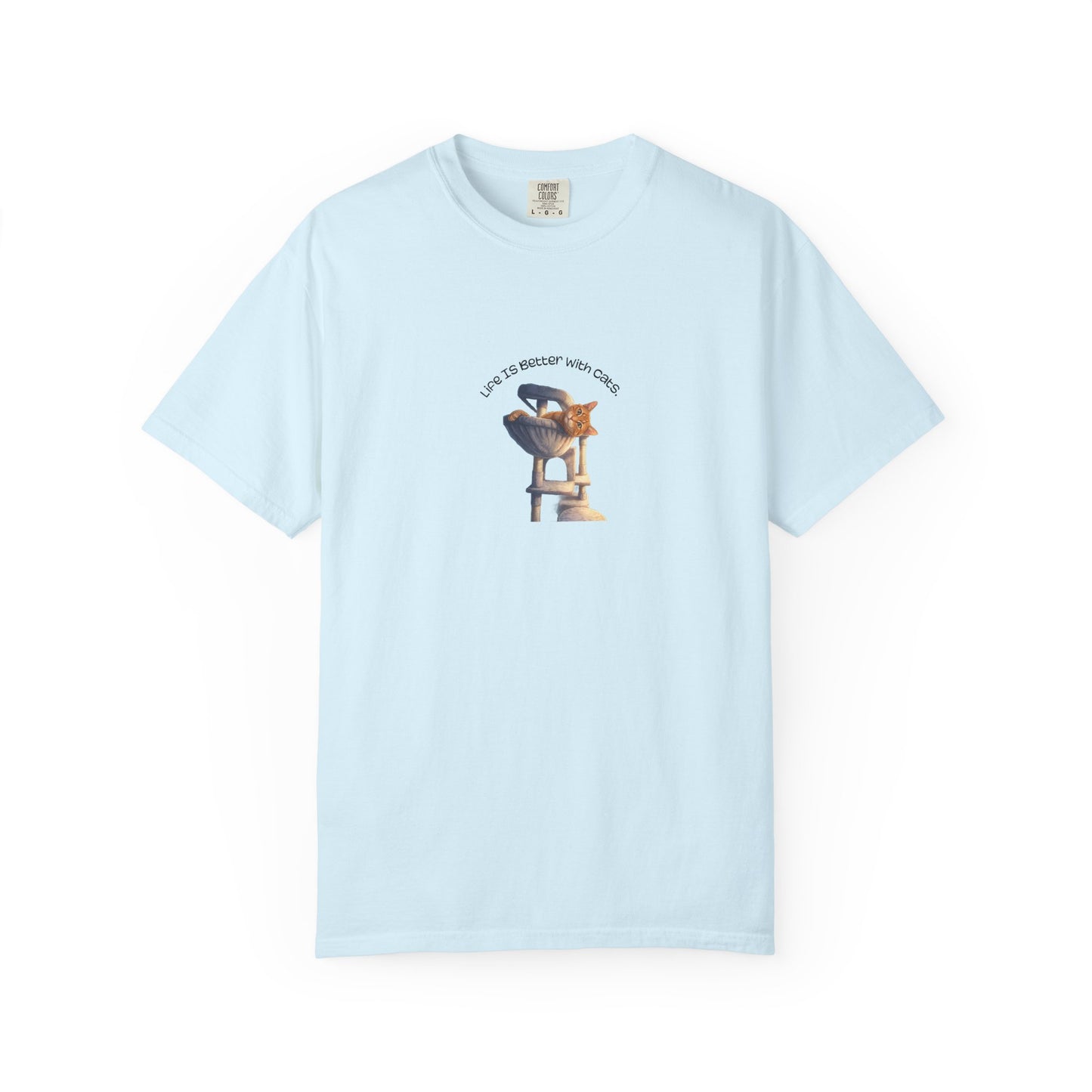 Life Is Better With Cats T-Shirt Cat Lover Graphic Tee