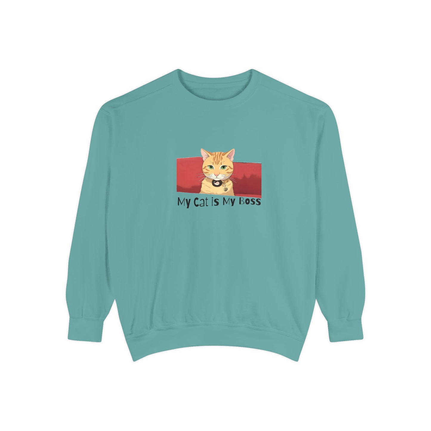 My Cat Is My Boss - Garment Dyed Cotton Blend