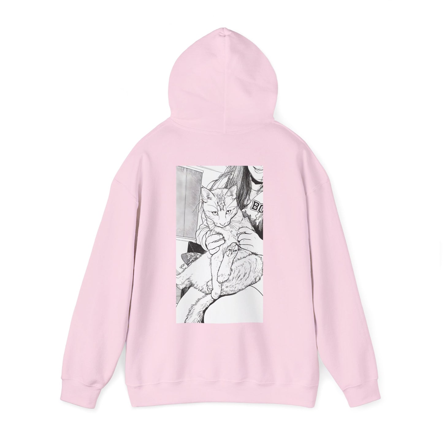 Cosy Cat Portrait Hoodie Sketch Cat Pullover | Cat Lover Gift | Unisex