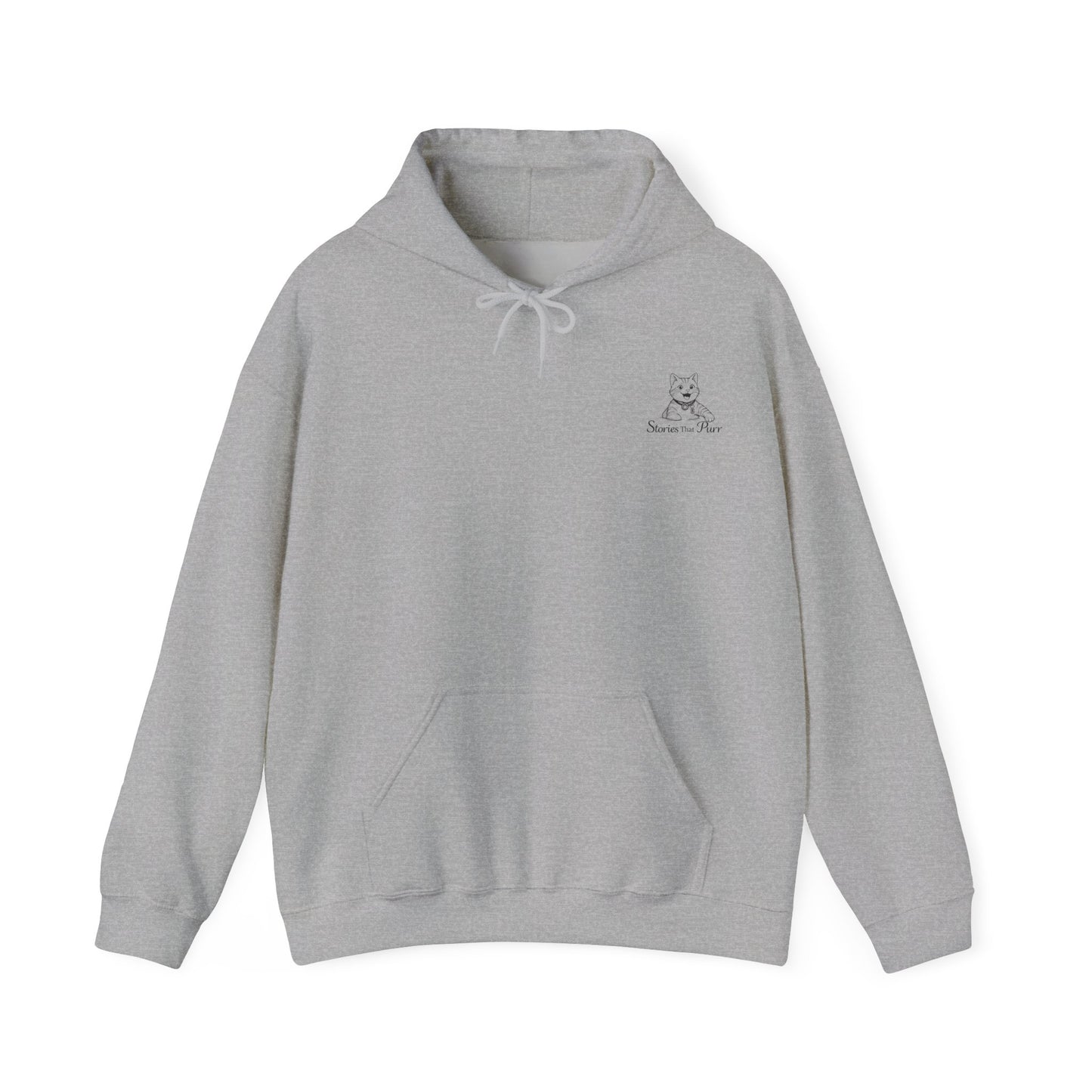 Cosy Cat Portrait Hoodie Sketch Cat Pullover | Cat Lover Gift | Unisex