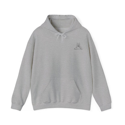 Cosy Cat Portrait Hoodie Sketch Cat Pullover | Cat Lover Gift | Unisex