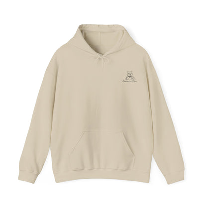 Cosy Cat Portrait Hoodie Sketch Cat Pullover | Cat Lover Gift | Unisex