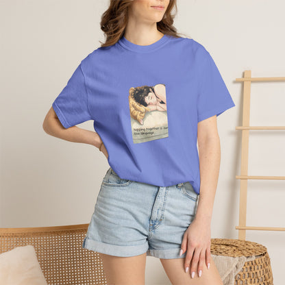 Vintage Graphic T-Shirt Happiness Together Retro Art Tee