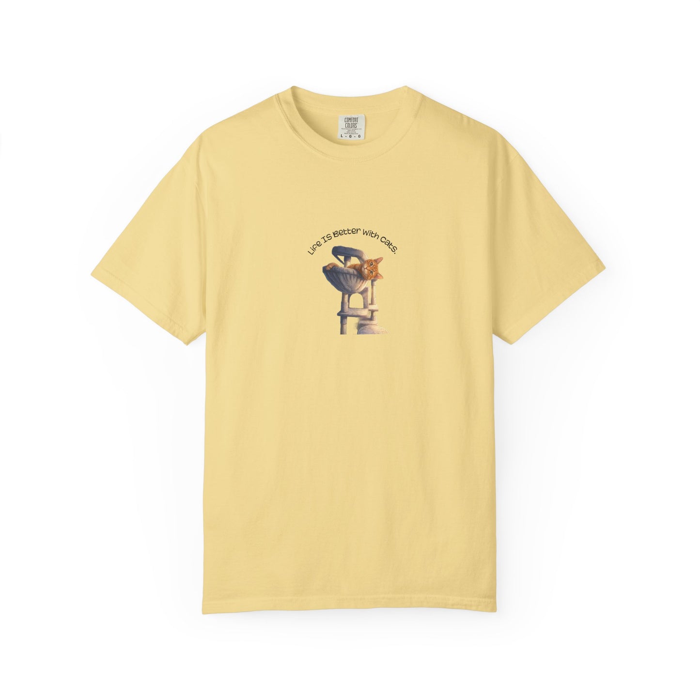 Life Is Better With Cats T-Shirt Cat Lover Graphic Tee