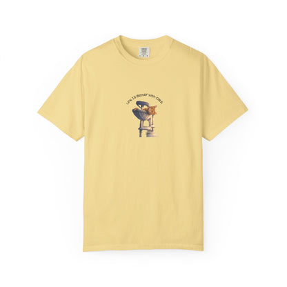Life Is Better With Cats T-Shirt Cat Lover Graphic Tee