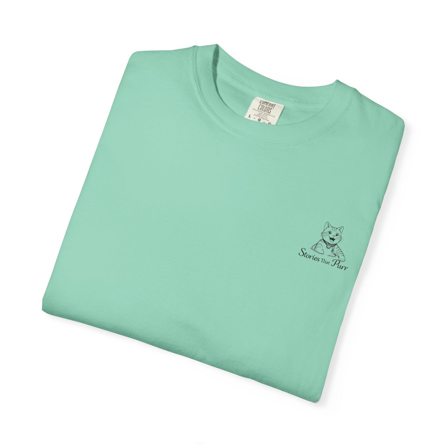 Cat Cuddle T-Shirt Illustrated Cat Hug Graphic Tee