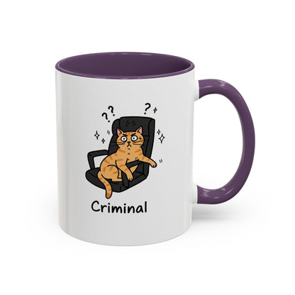 Criminal Cat Boss Mug Funny Cat Coffee Mug | Cat Lover Gift